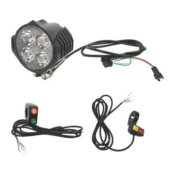 Električni prednji svjetlo skuter s tipkom rasvjete рожка ECO / TURBO Single / Dual kabel gumba rasvjete рожка