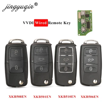 jingyuqin Xhorse XKB501EN XKB508EN za V-W Tip B5 3 Tipke Žični Univerzalni Daljinski Ključ X001-01 alat za VVDI Key