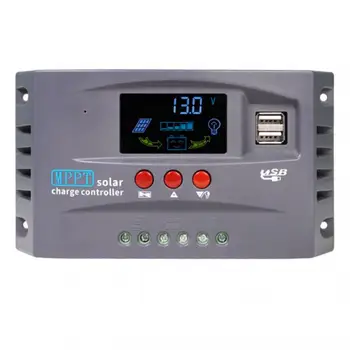 MPPT Solarni Kontroler Punjenja 10A 20A 30A 12-24 U Solarni Regulator S LCD Zaslonom Solarni Panel Regulator Bateriju, USB-Port